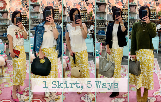 One Skirt, Five Ways!