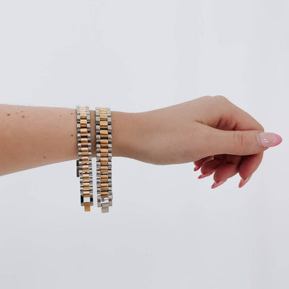 Mabel Mixed Metals Watch Band Bracelet