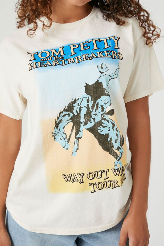 Tom Petty Western Oversized Graphic Tee