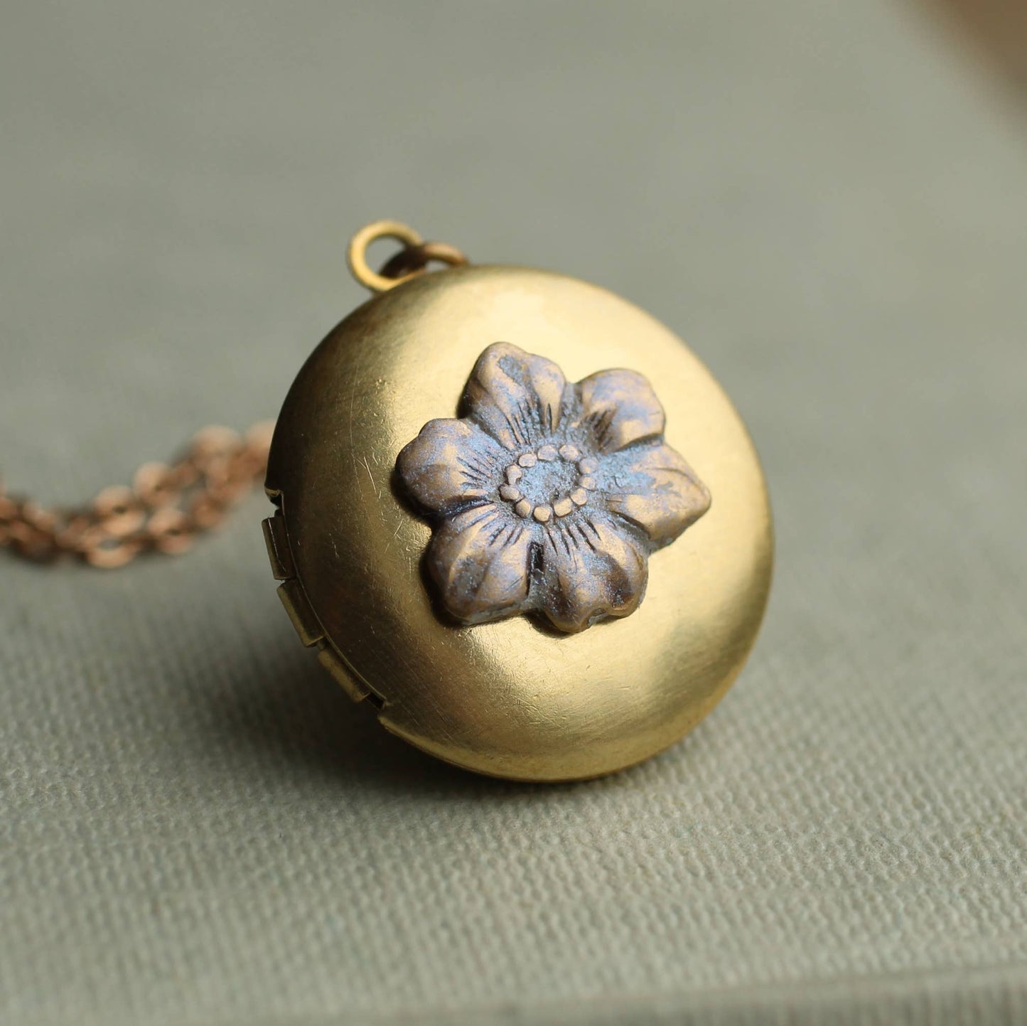 Forget Me Not Locket