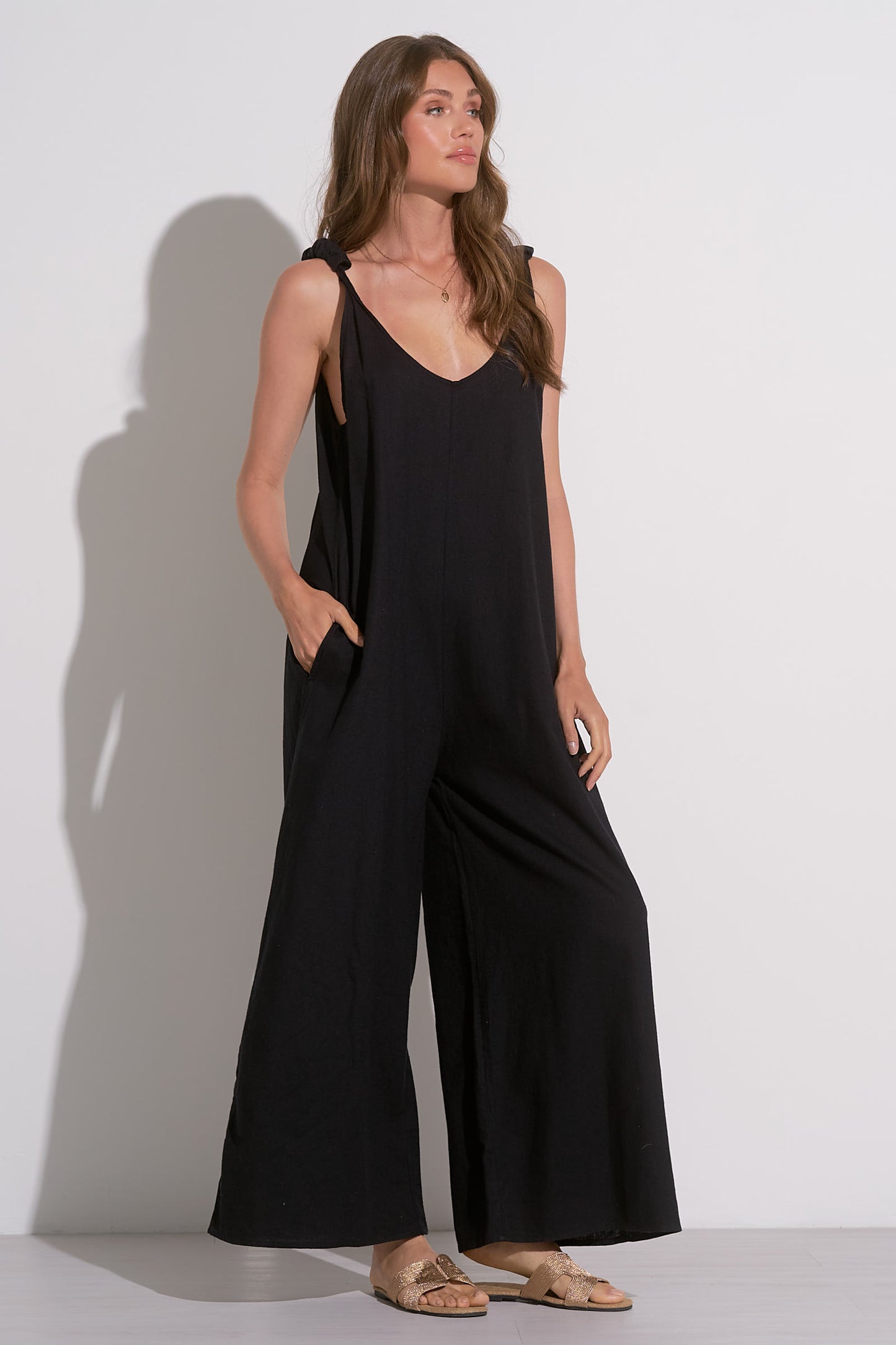 Linen Tank Jumpsuit