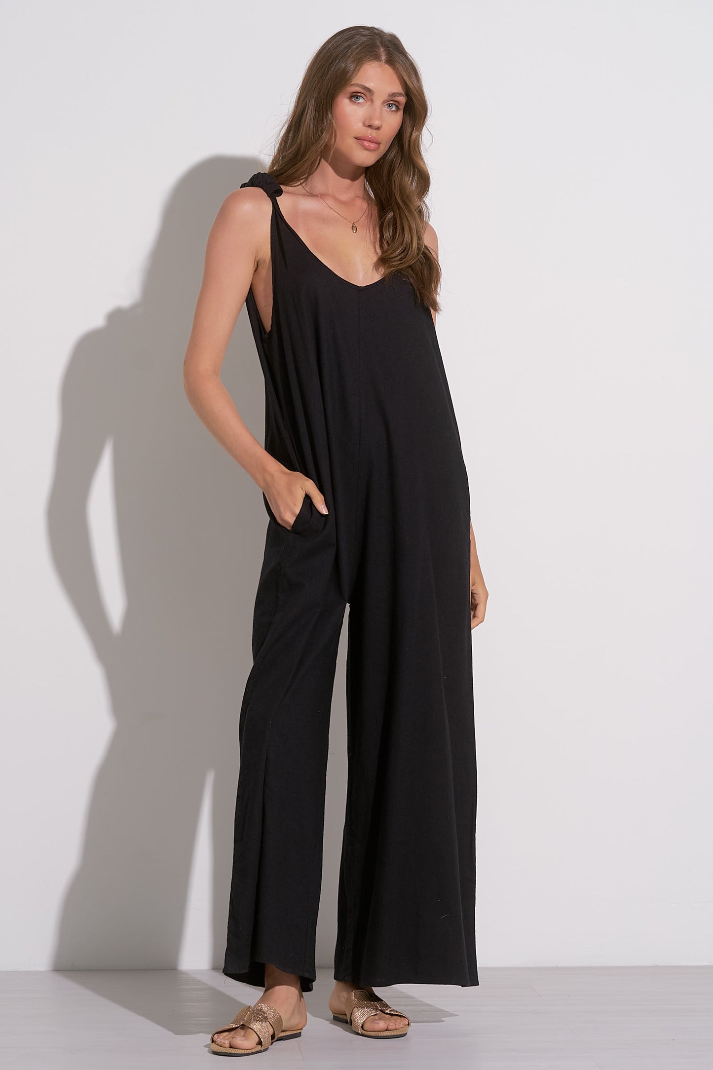 Linen Tank Jumpsuit