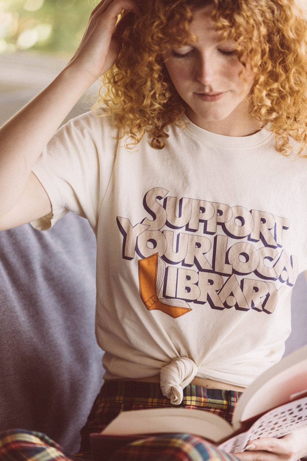 Support Your Local Library | Unisex Crewneck