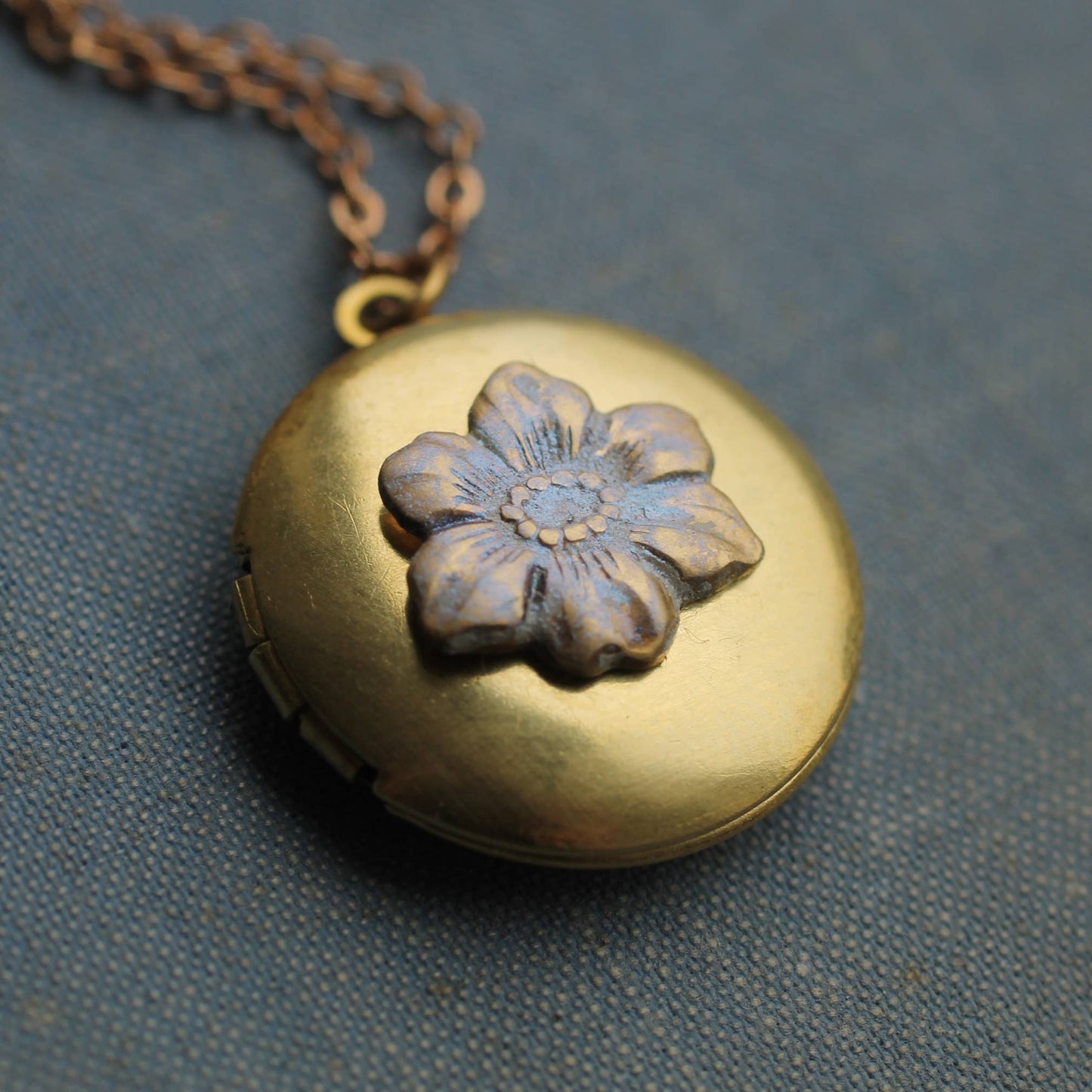 Forget Me Not Locket