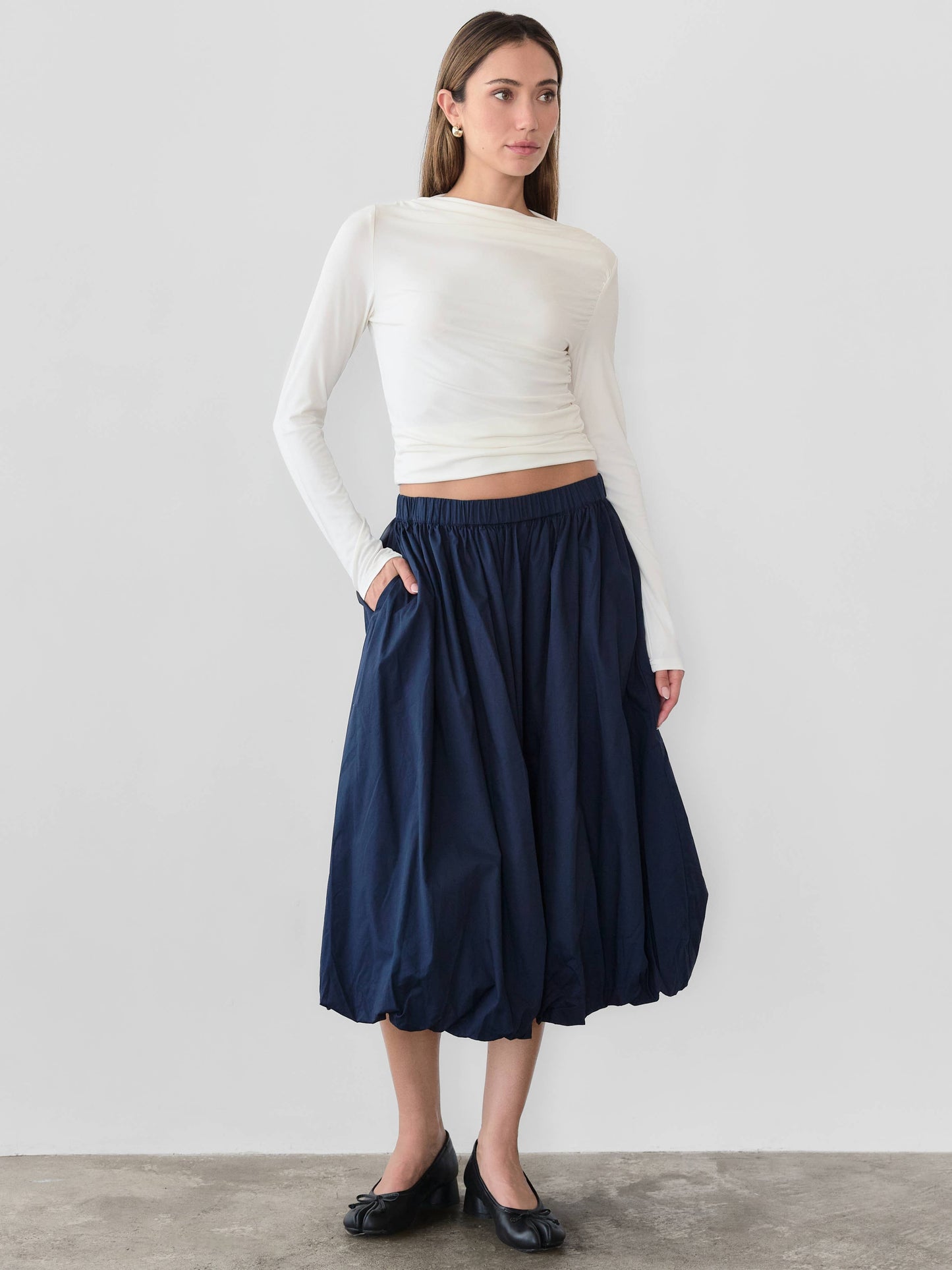 The Bella Skirt | Midi Bubble Skirt