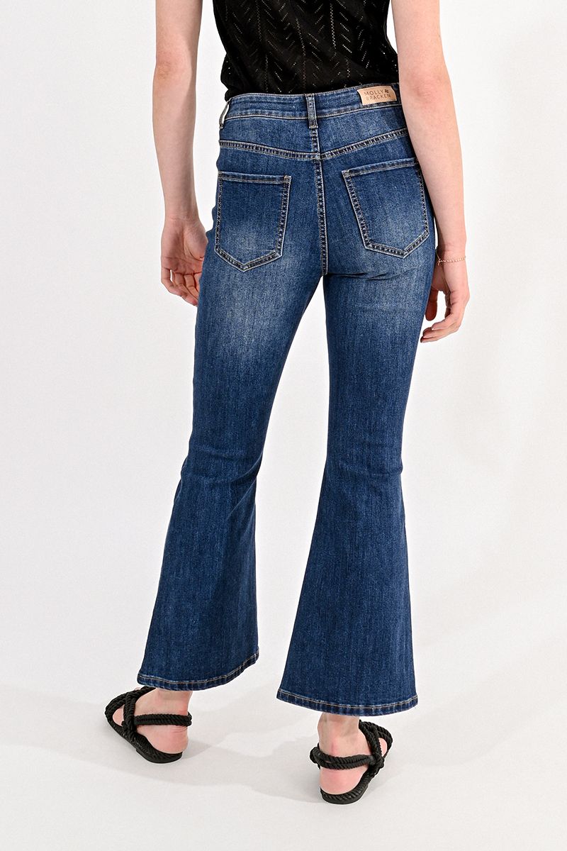 Kick Flare Jeans by Molly Bracken - Brut Denim