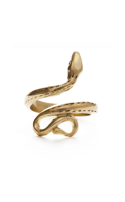 Golden Serpent Ring