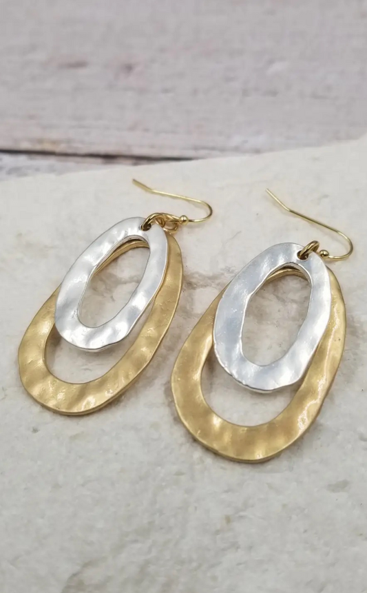 Double Oval Earrings