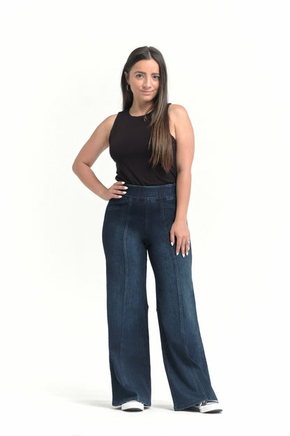 Petite Wide Leg Jean w/ Tummy Control