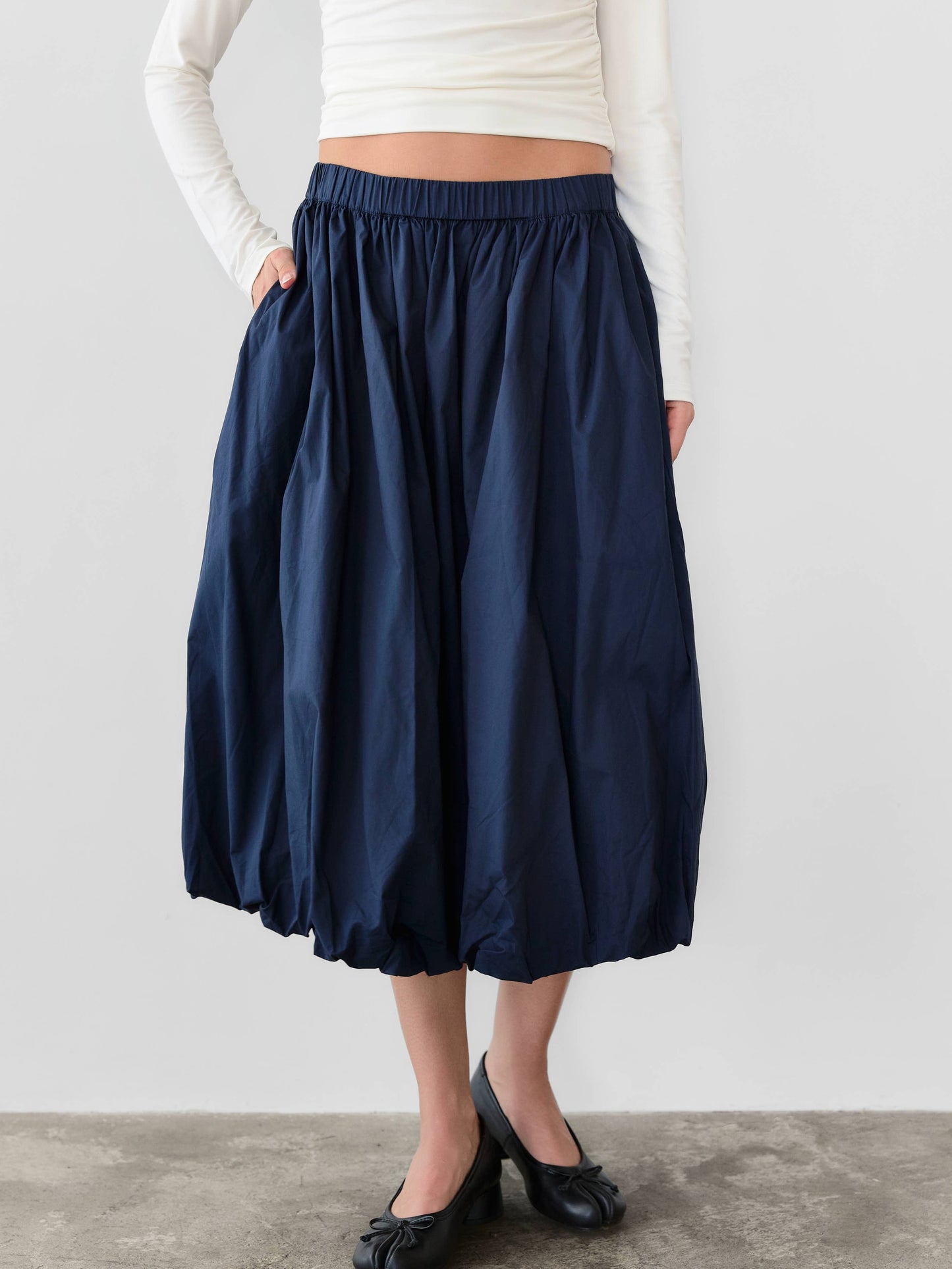 The Bella Skirt | Midi Bubble Skirt