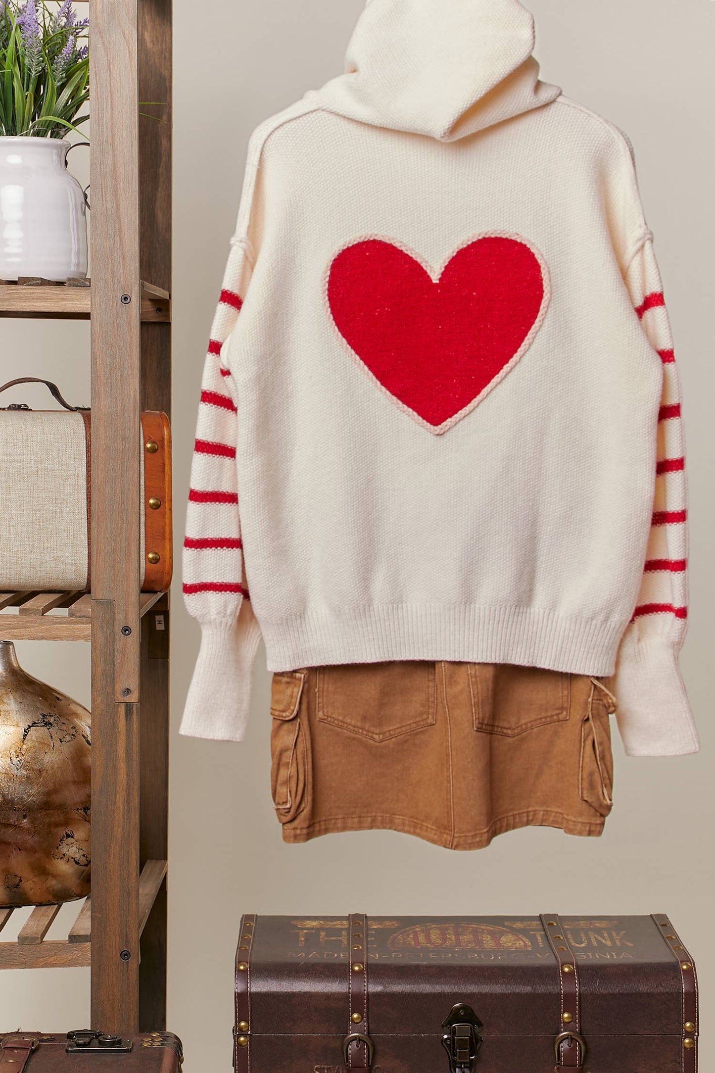 Hearts Sweater Hoodie