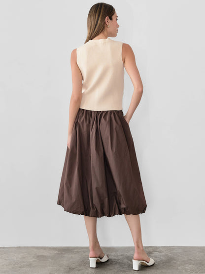 The Bella Skirt | Midi Bubble Skirt