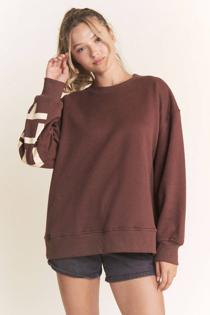 Be Yourself Oversized Sweatshirt