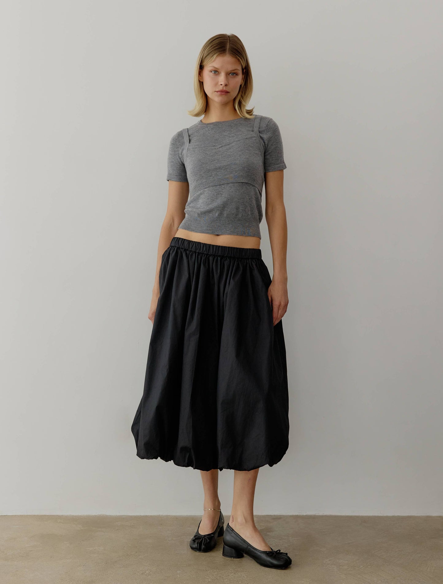 The Bella Skirt | Midi Bubble Skirt