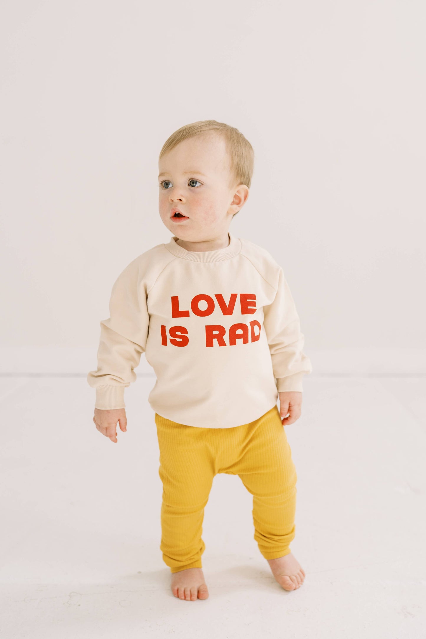 Love is Rad Toddler Sweatshirt