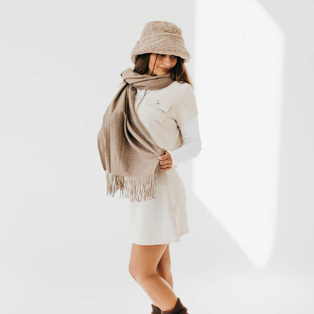 Cozy Cashmere Essential Soft Solid Scarf