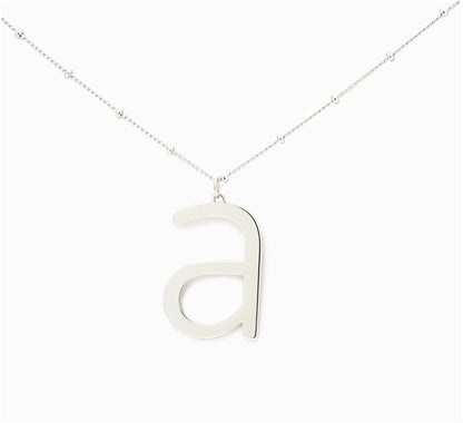 Lowercase Initial Necklace