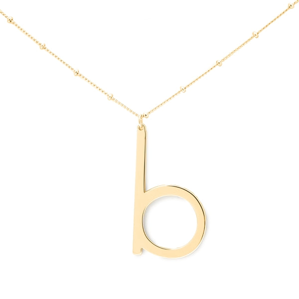 Lowercase Initial Necklace