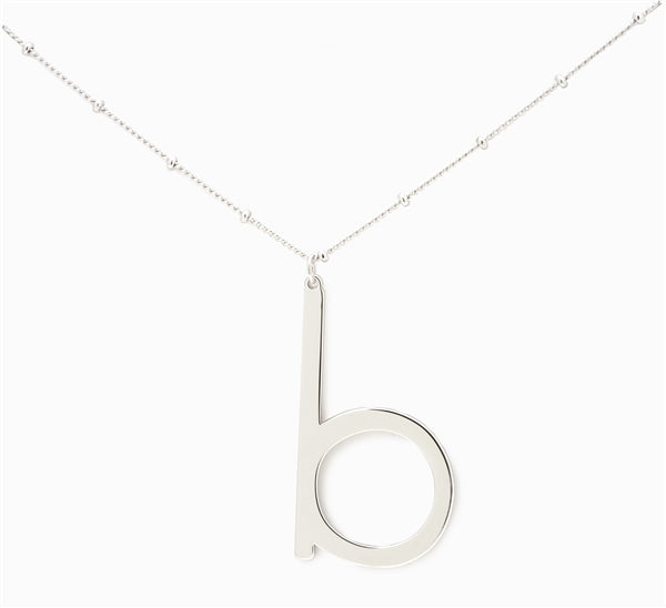 Lowercase Initial Necklace