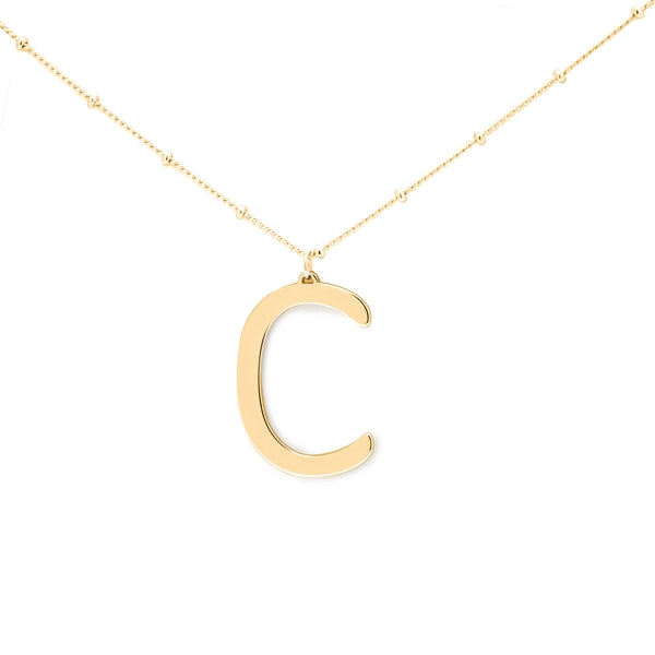 Lowercase Initial Necklace