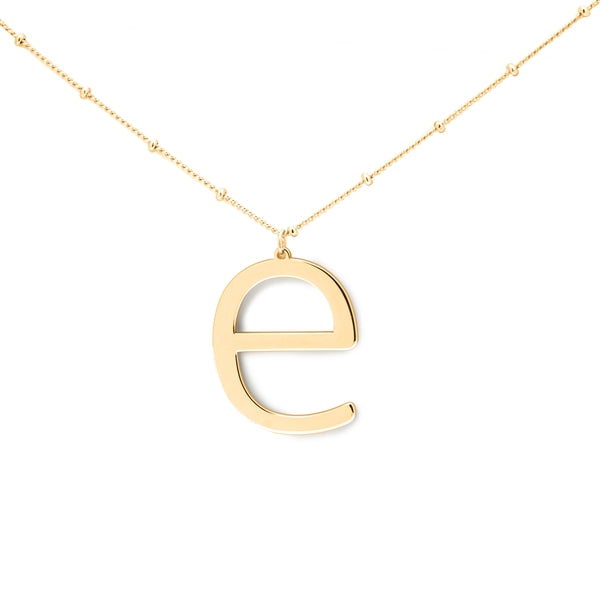 Lowercase Initial Necklace