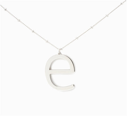 Lowercase Initial Necklace