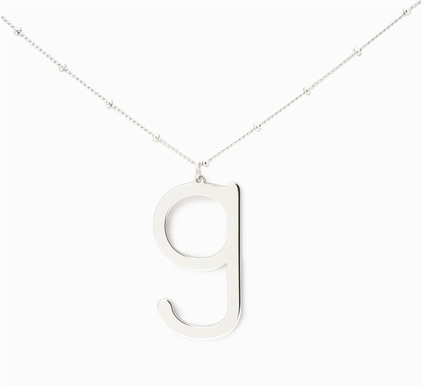 Lowercase Initial Necklace