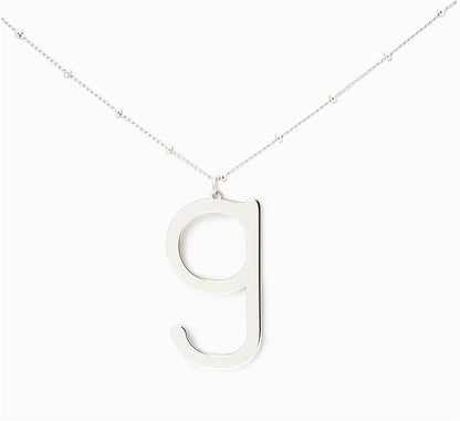 Lowercase Initial Necklace