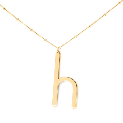 Lowercase Initial Necklace