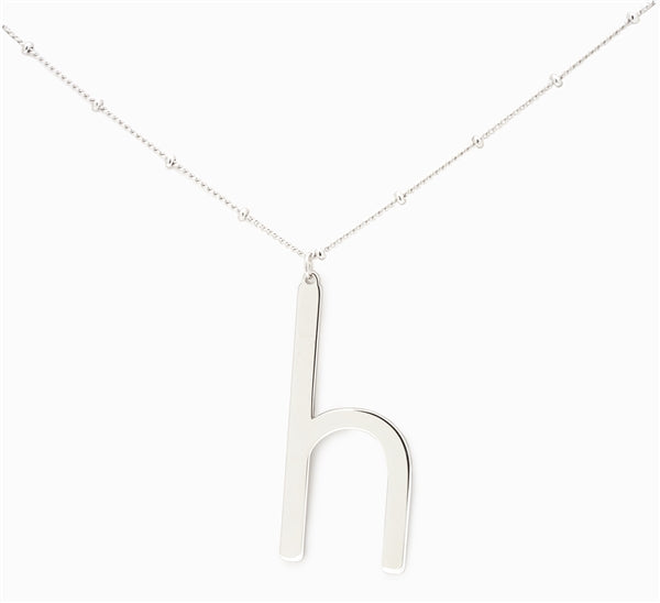 Lowercase Initial Necklace