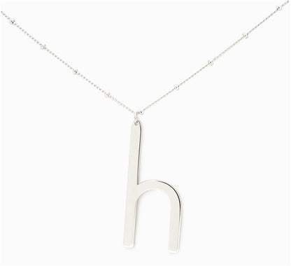 Lowercase Initial Necklace