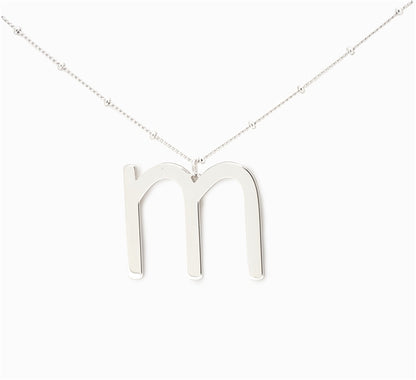 Lowercase Initial Necklace