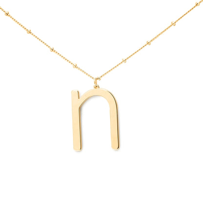 Lowercase Initial Necklace