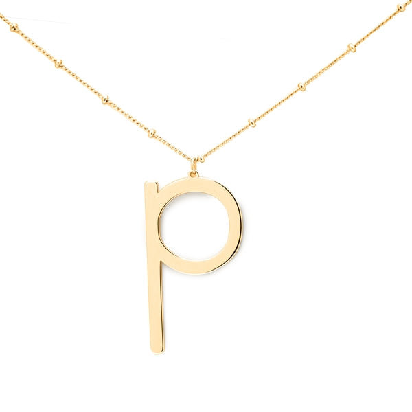 Lowercase Initial Necklace