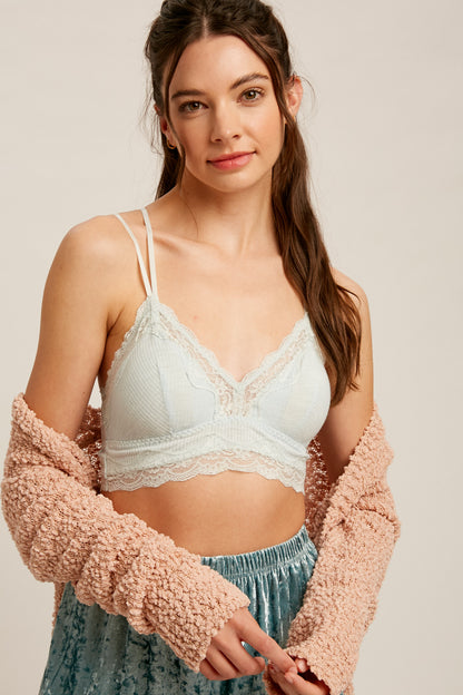 Ribbed Jersey Bralette